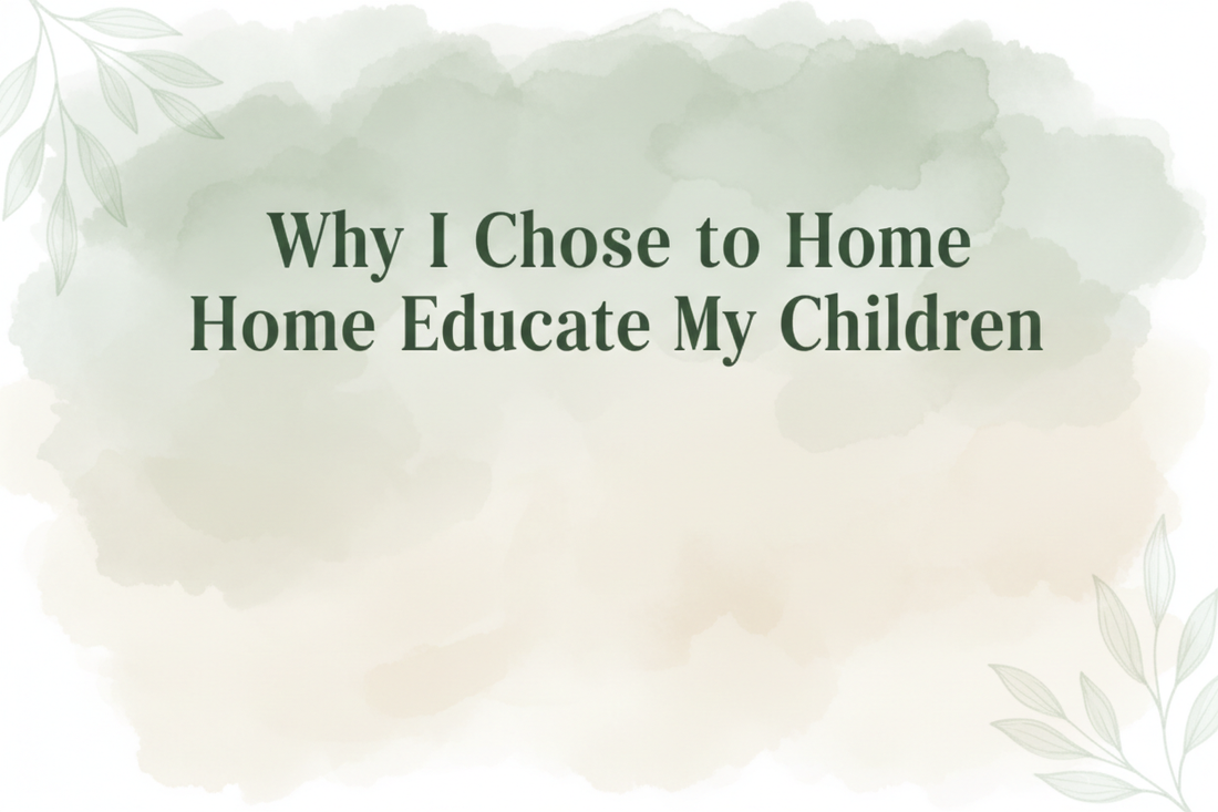 Why I Chose to Home Educate My Children