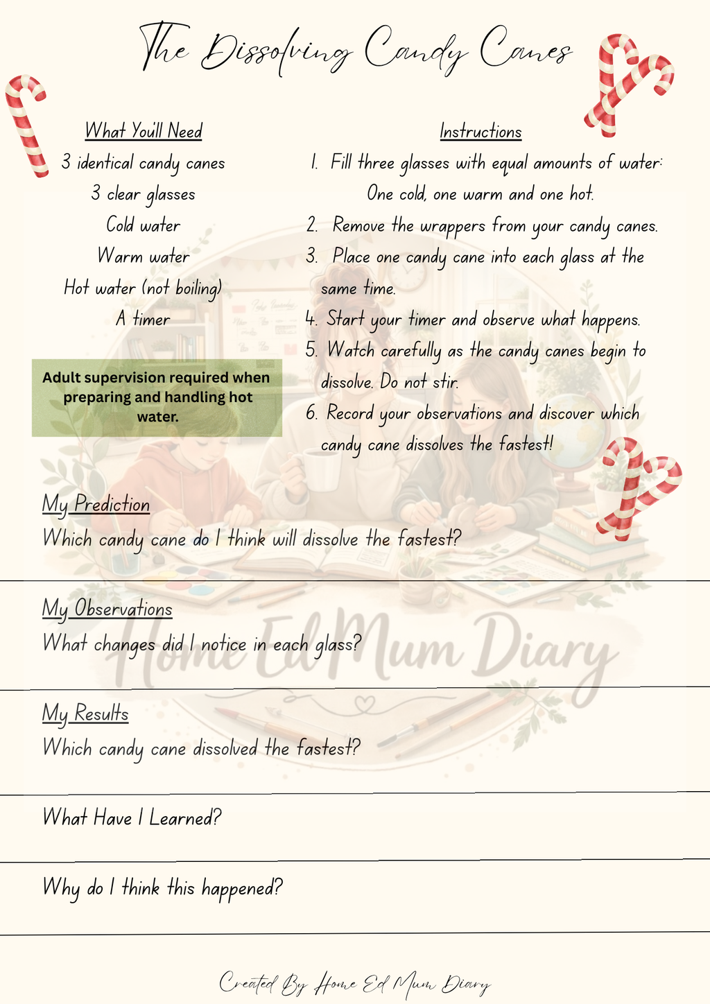 My Christmas Workbook & Journal PDF Download