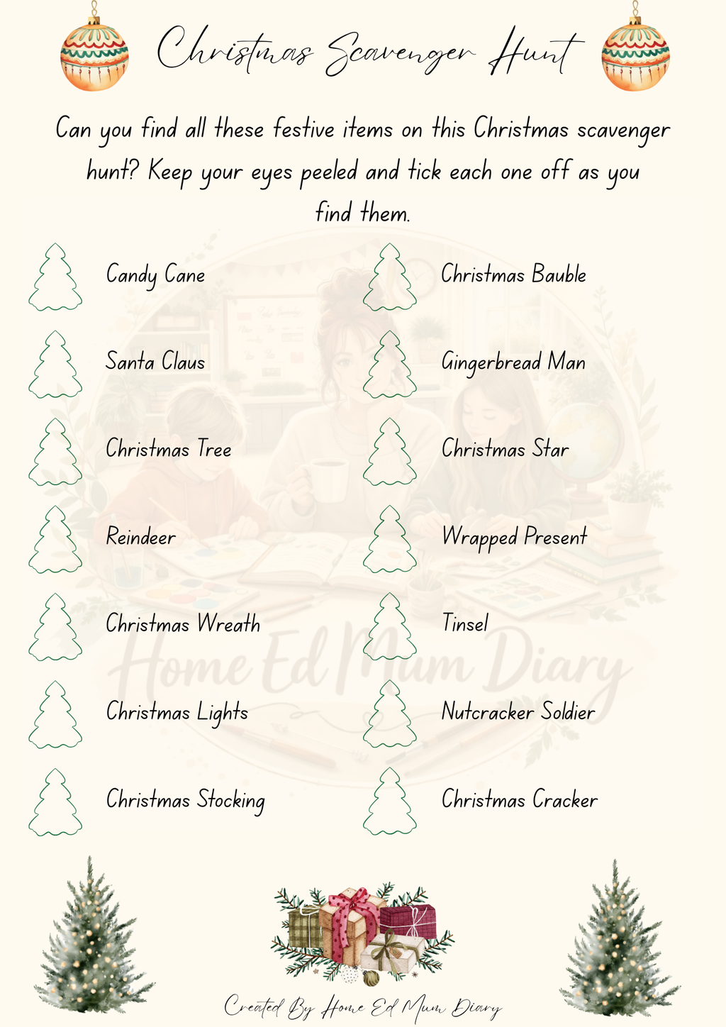 My Christmas Workbook & Journal PDF Download