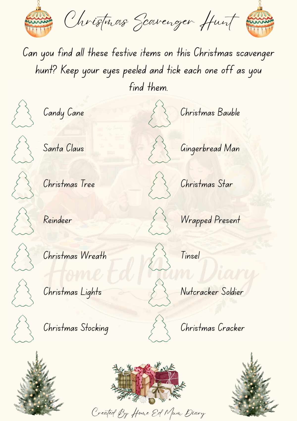 My Christmas Workbook & Journal PDF Download