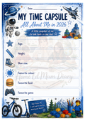 My Time Capsule 2026  Home Education PDF Instant Download