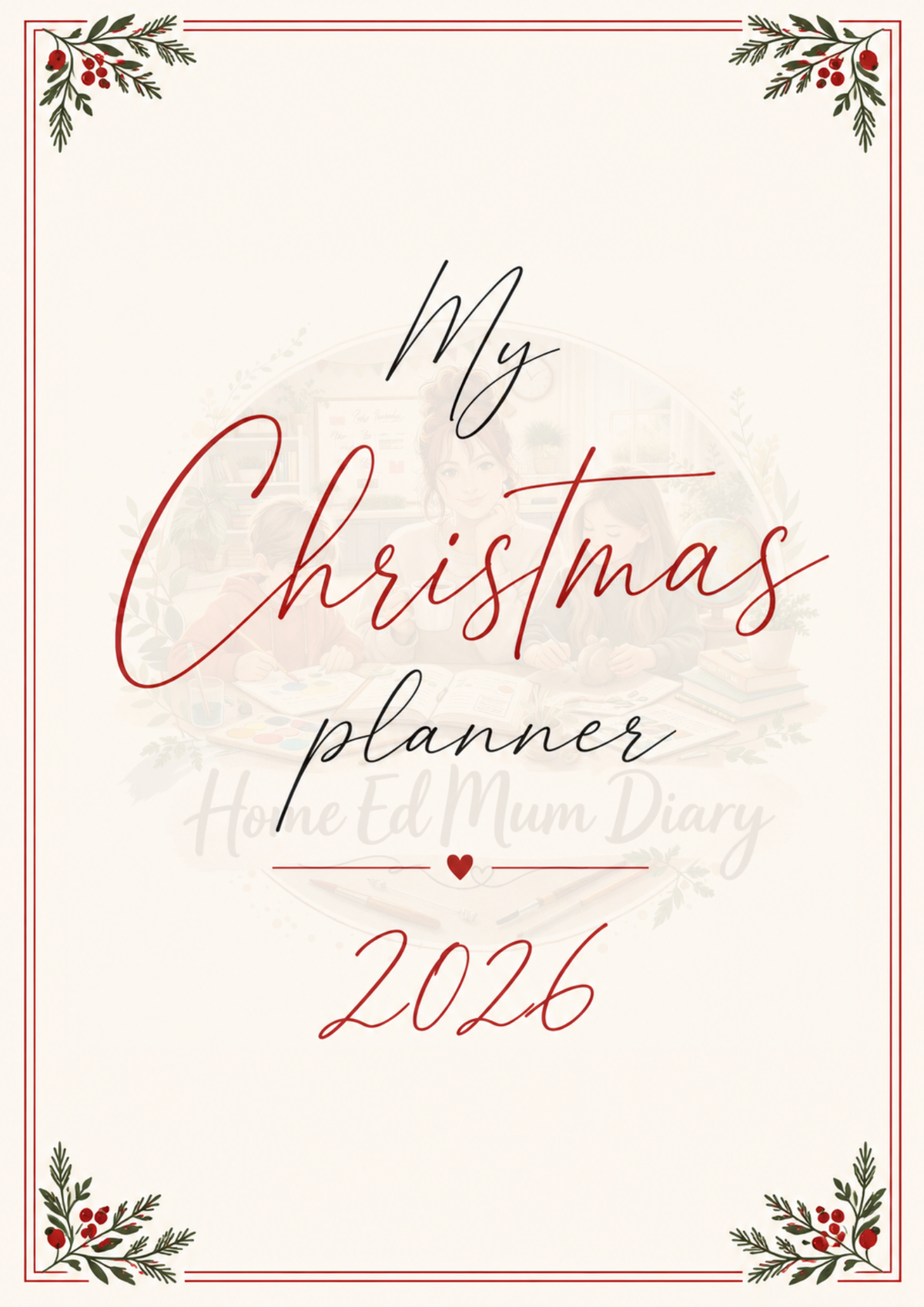 Christmas Planning Pack 2026 PDF Instant Download