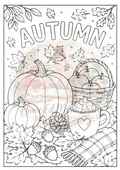 FREE Download Autumn Colouring Pages 9 Pages