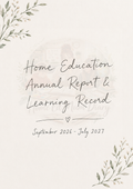 Home Education Planning Pack 42 Page PDF Instant Download