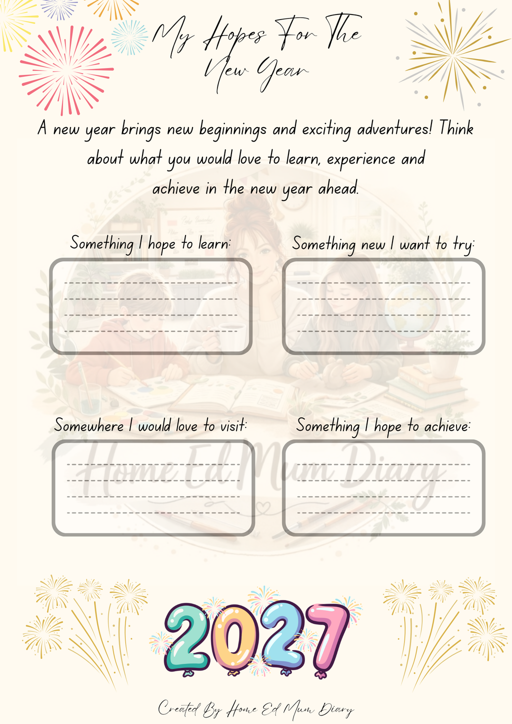 My Christmas Workbook & Journal PDF Download