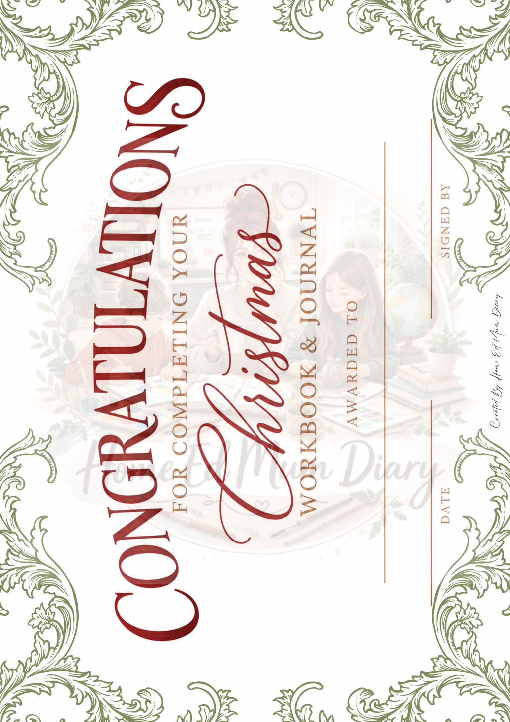 My Christmas Workbook & Journal PDF Download