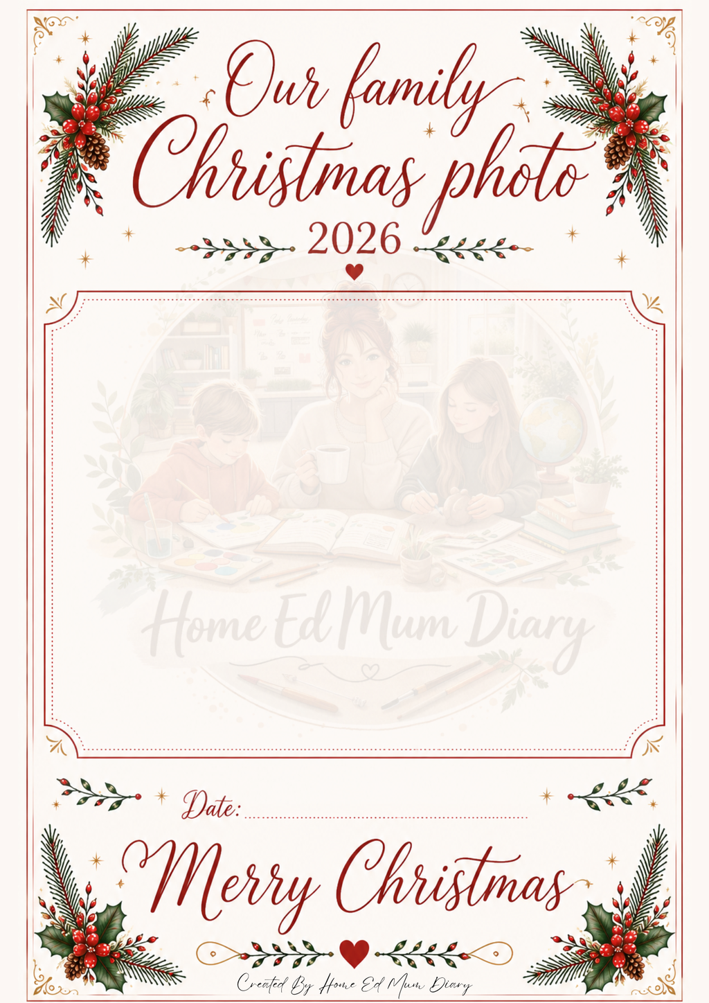 Christmas Planning Pack 2026 PDF Instant Download