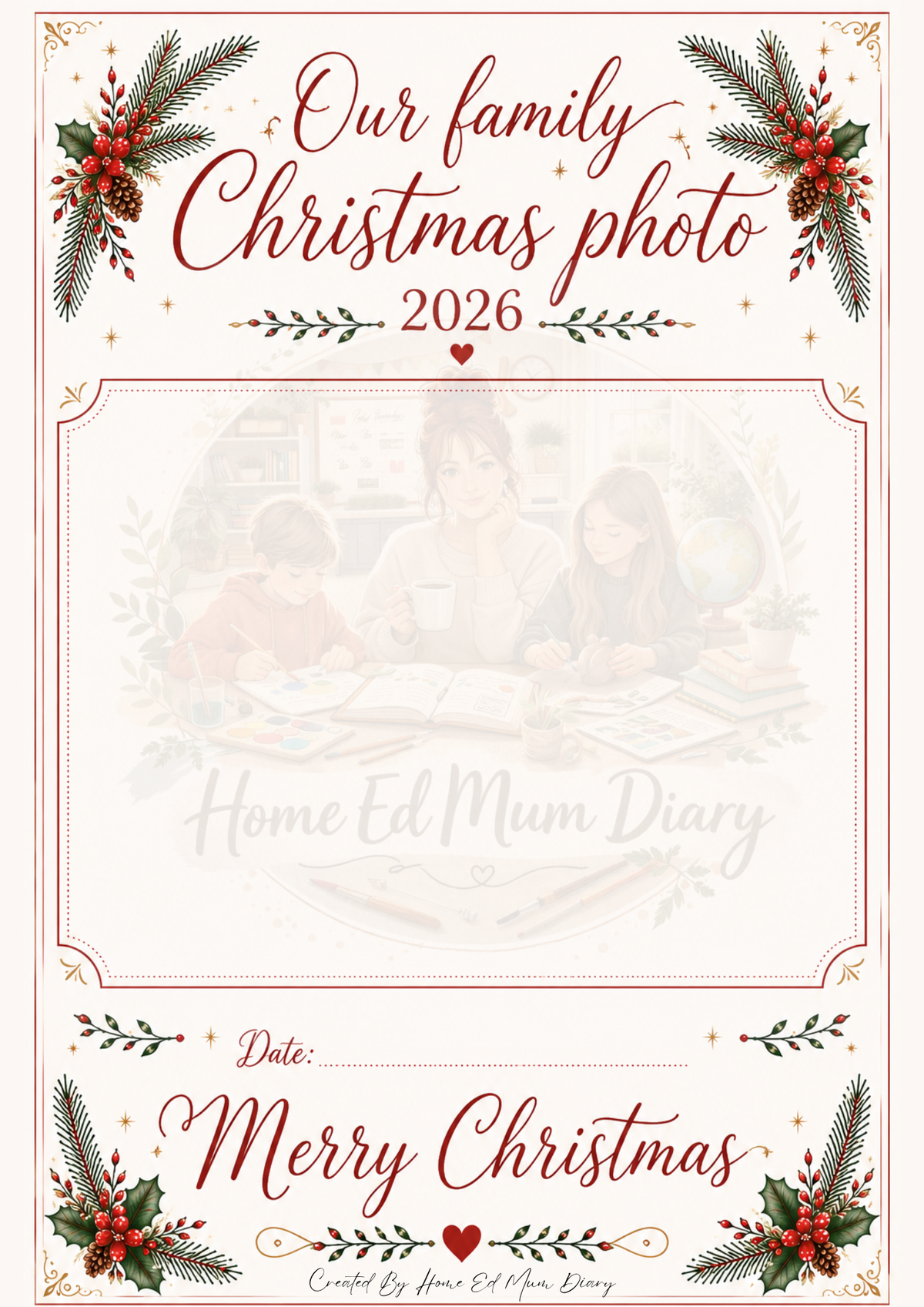 Christmas Planning Pack 2026 PDF Instant Download