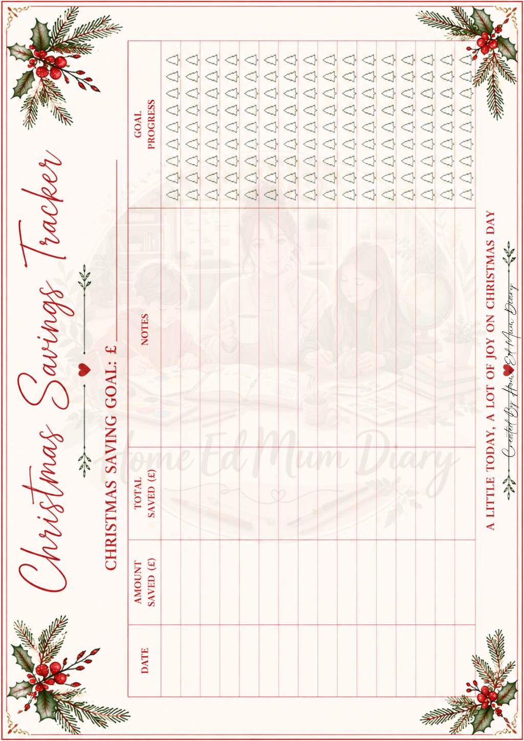 Christmas Planning Pack 2026 PDF Instant Download