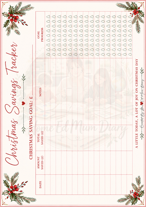 Christmas Planning Pack 2026 PDF Instant Download