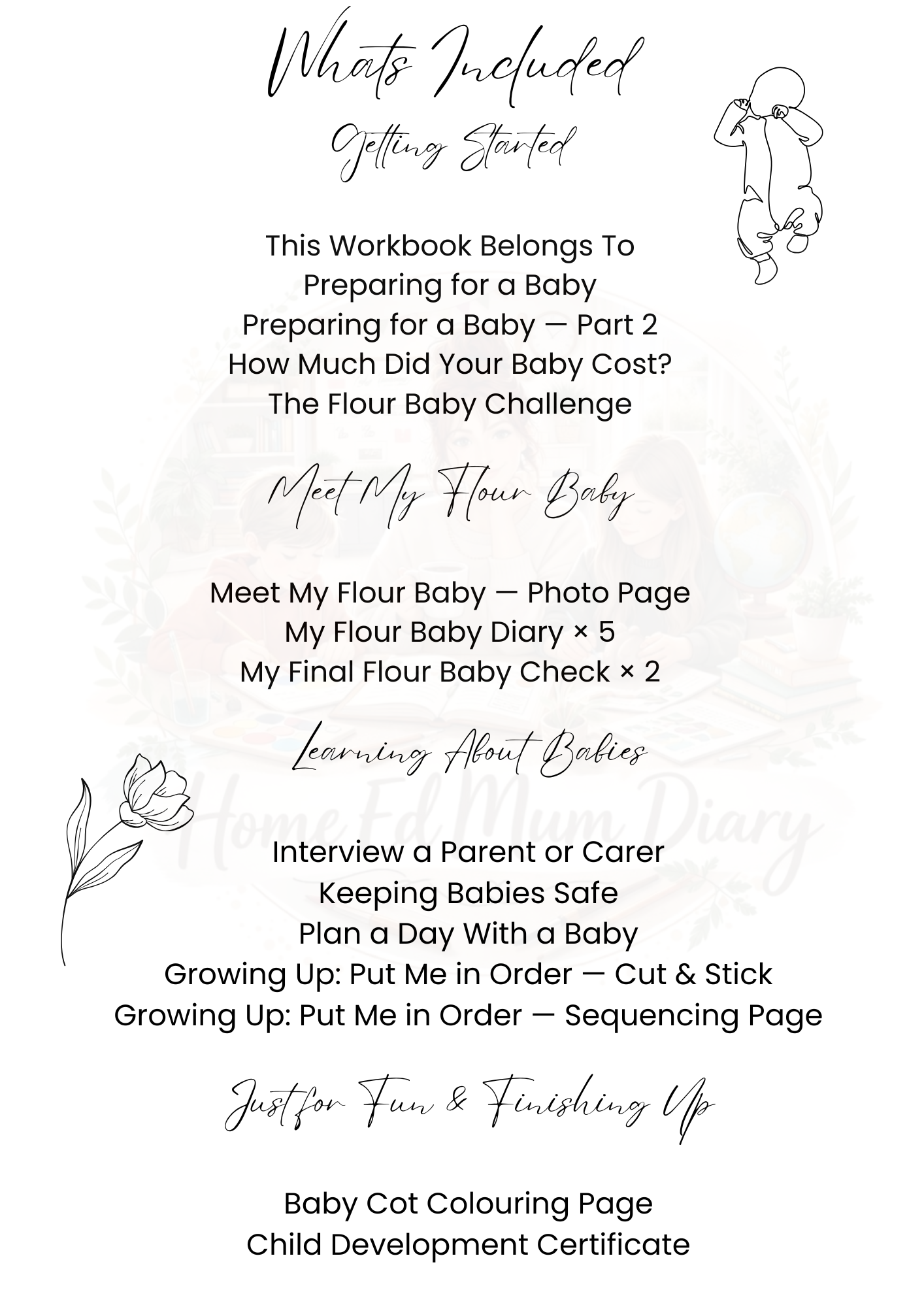 Child Development Project Workbook Ages 10+
