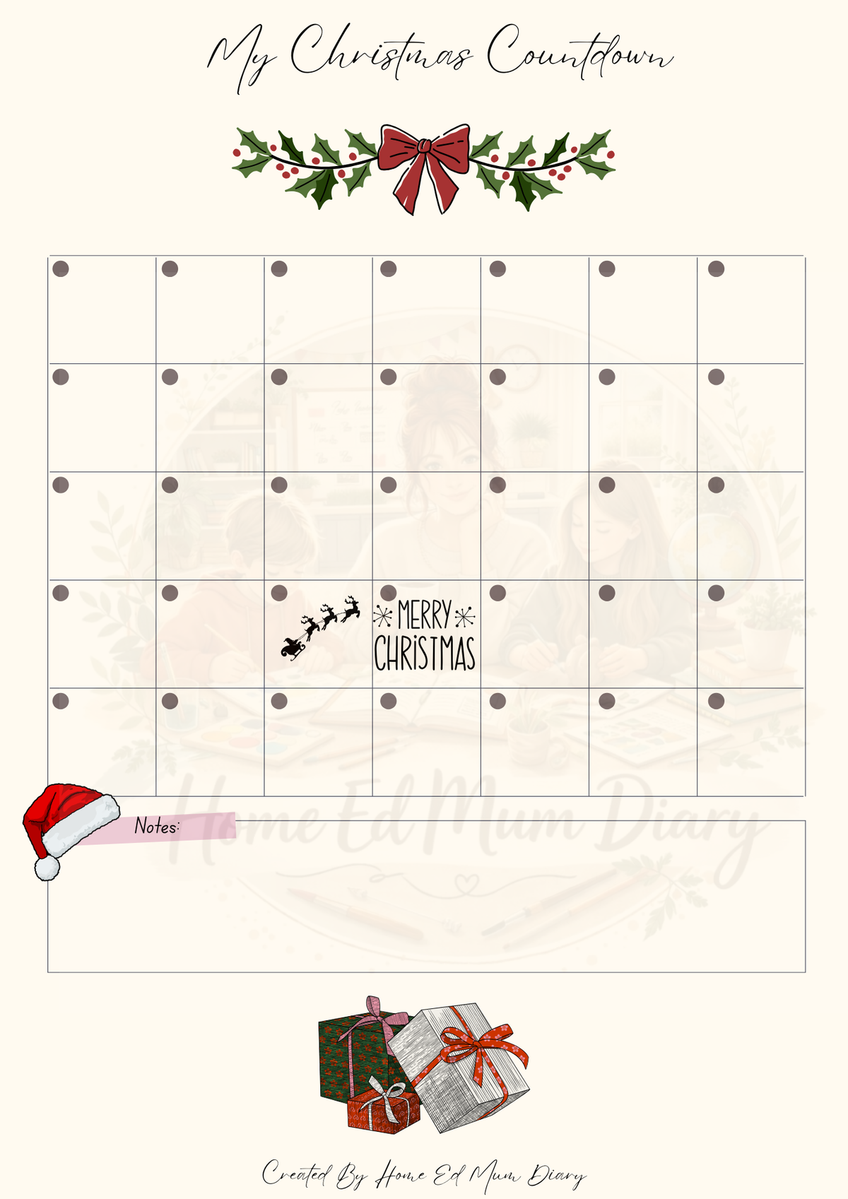 My Christmas Workbook & Journal PDF Download