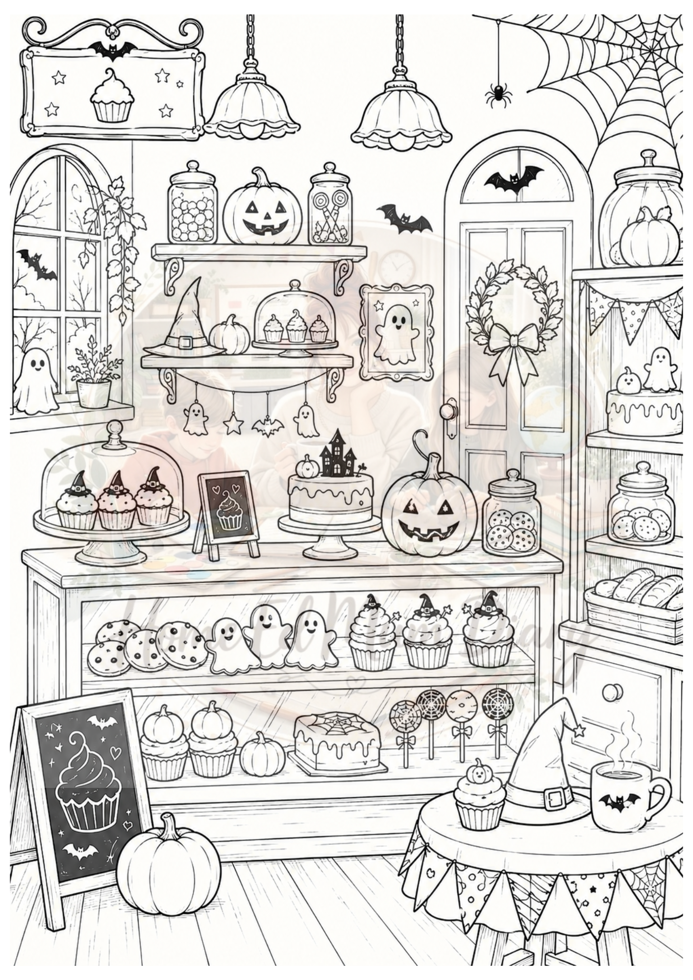 FREE Download Halloween Colouring Pages 6 Pages
