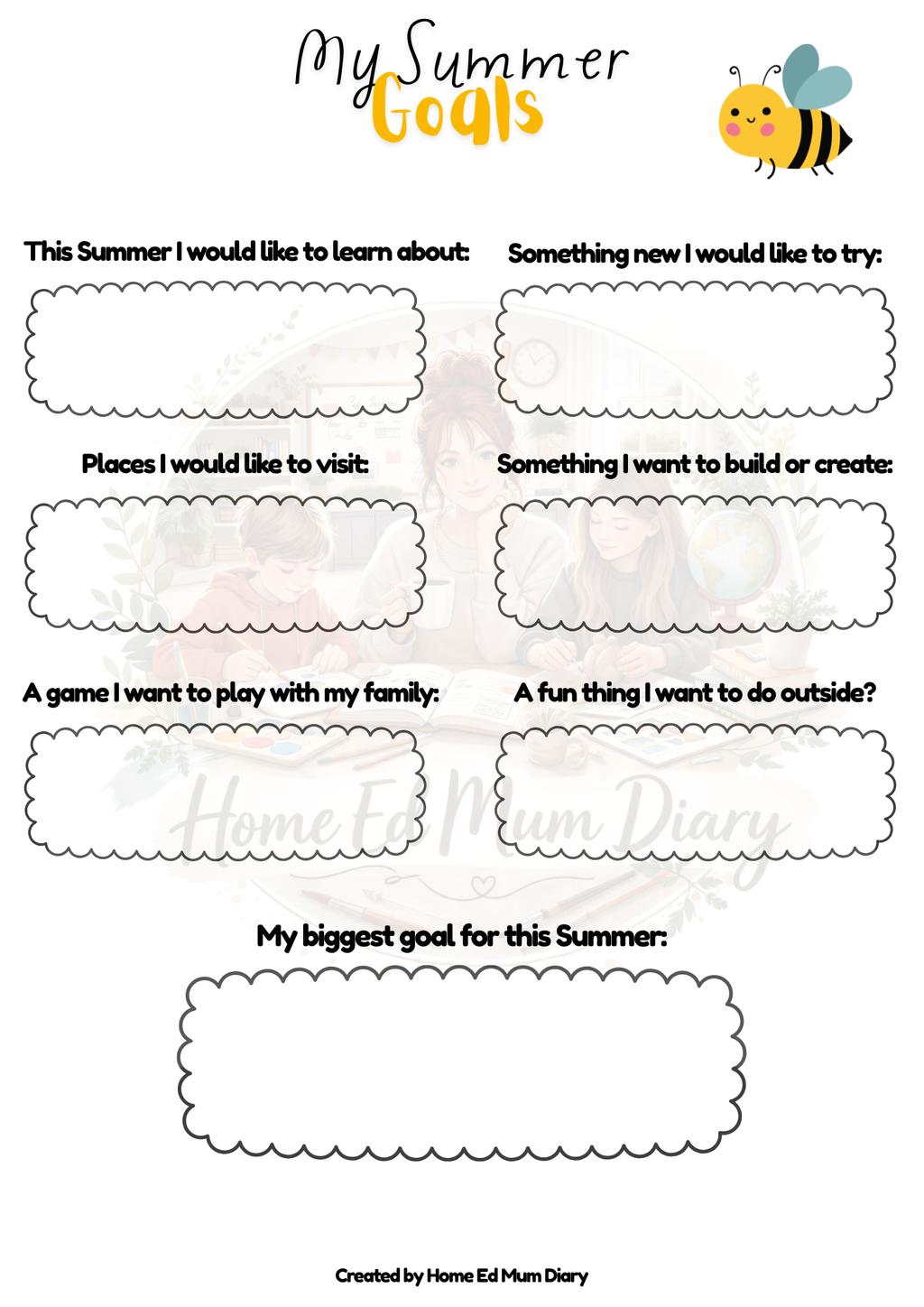 My Summer Journal