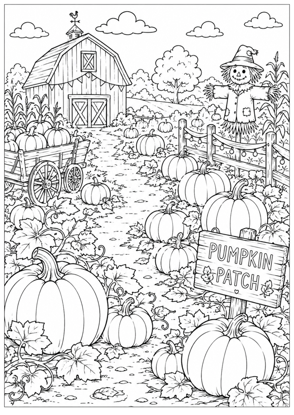 FREE Download Autumn Colouring Pages 9 Pages