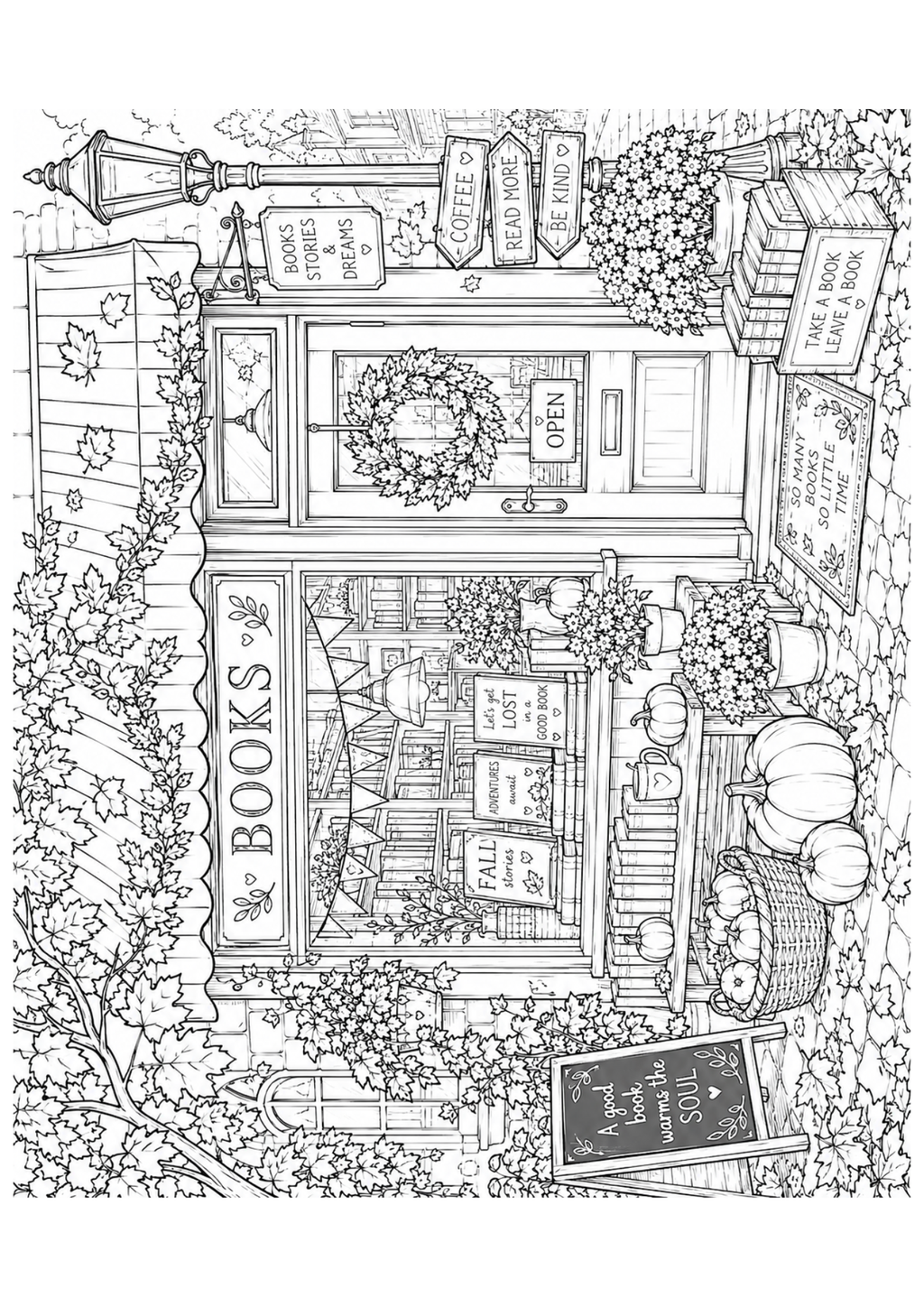 FREE Download Autumn Colouring Pages 9 Pages